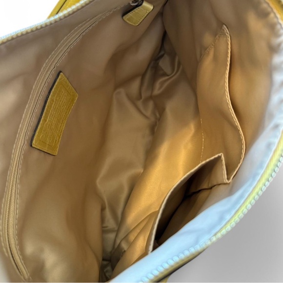 VINTAGE Y2K Mustard Yellow Coach Tote - Picture 6 of 6